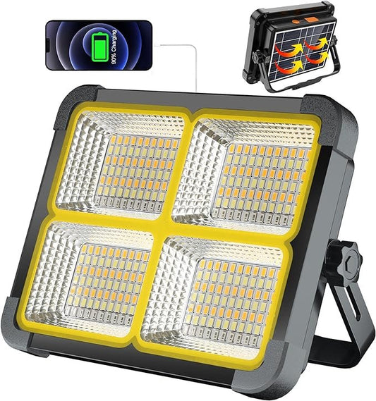 Luz de trabajo solar para reparación de automóviles al aire libre Camping Corte de energía