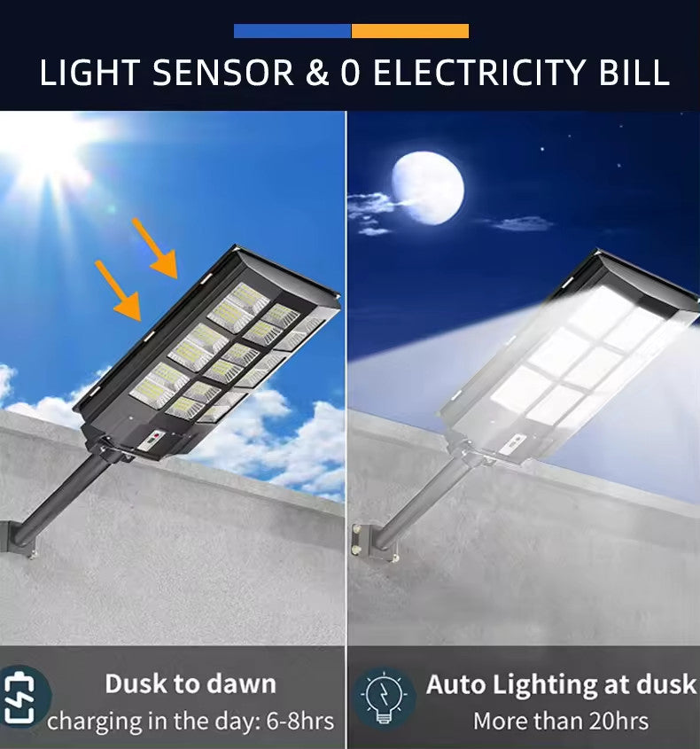 Farola LED Solar 600W