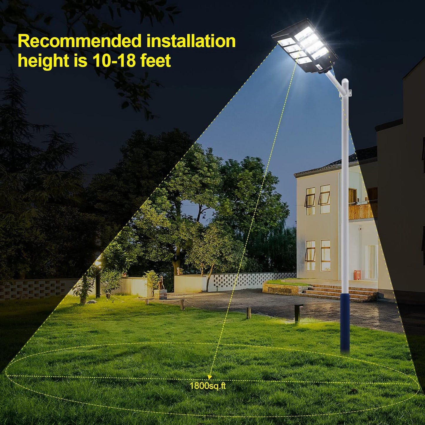 Farola LED Solar 600W