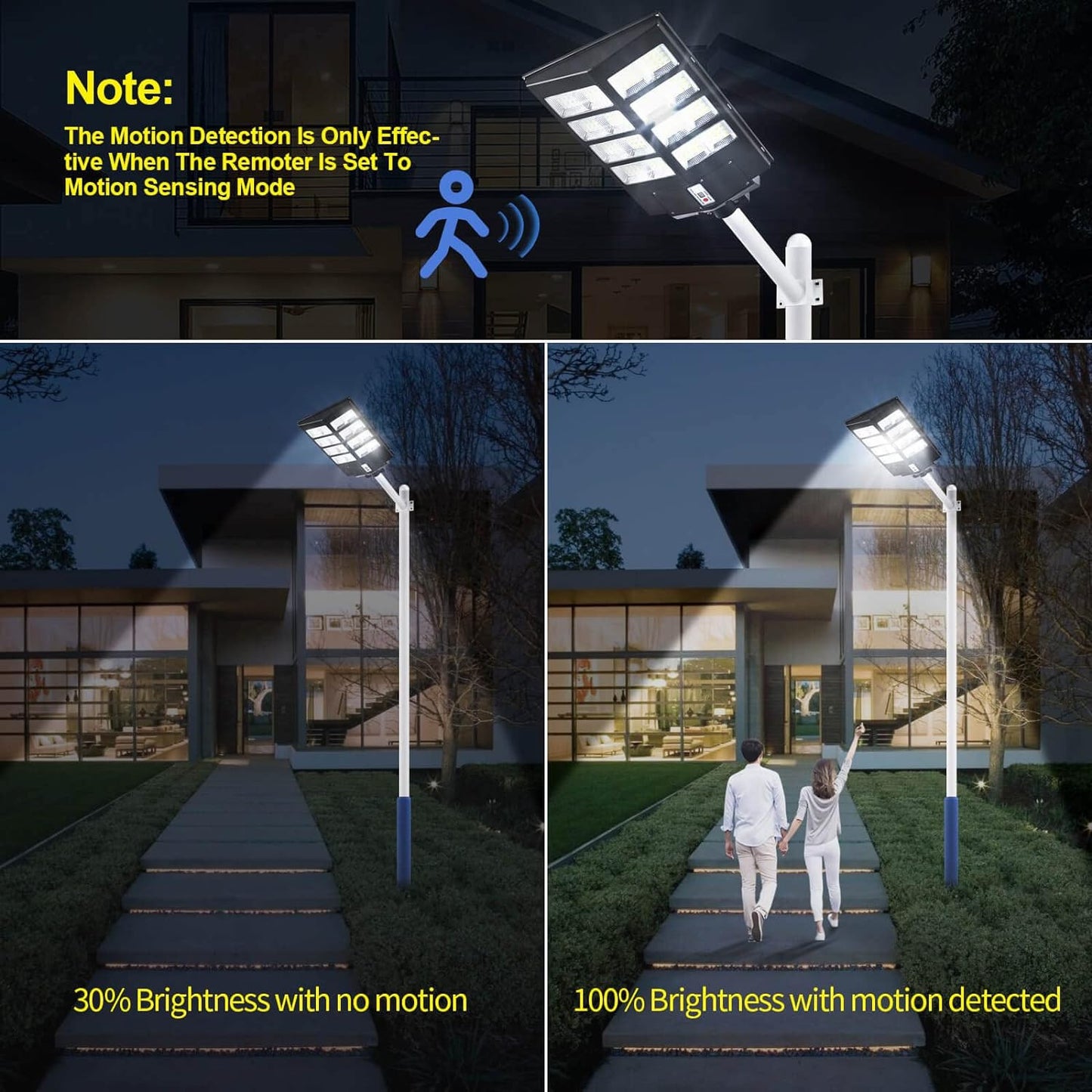 Farola LED Solar 600W